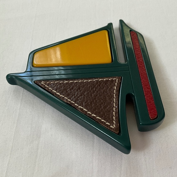 PRADA Sailboat Bag Pin Brooch - Picture 2 of 7